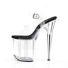 Pleaser - FLAMINGO808 Ankle strap sandal, Pole dance shoes - Pole dance shoes - Black Product image
